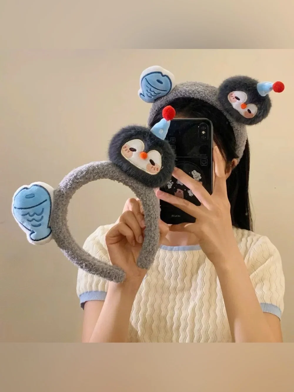 Penguin Spa Plush Headband